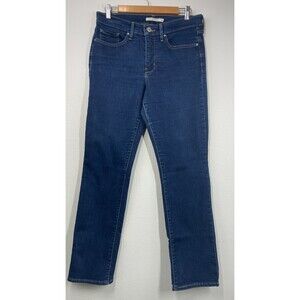 Levis 314 Jeans 30x29 Womens Levis 314 Shaping Straight Jeans 30x29 Dark Wash 30